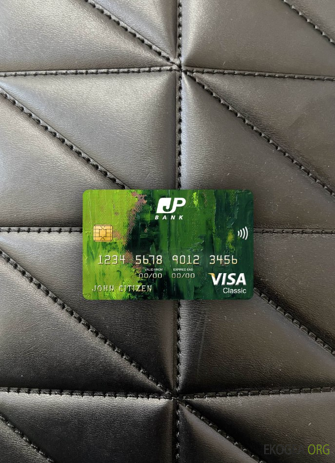 Japan Post Bank Visa Classic Card Photolook recto